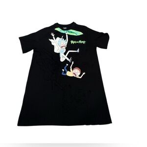 Rick and Morty Adult Swim Tshirt Black SzL Unisex